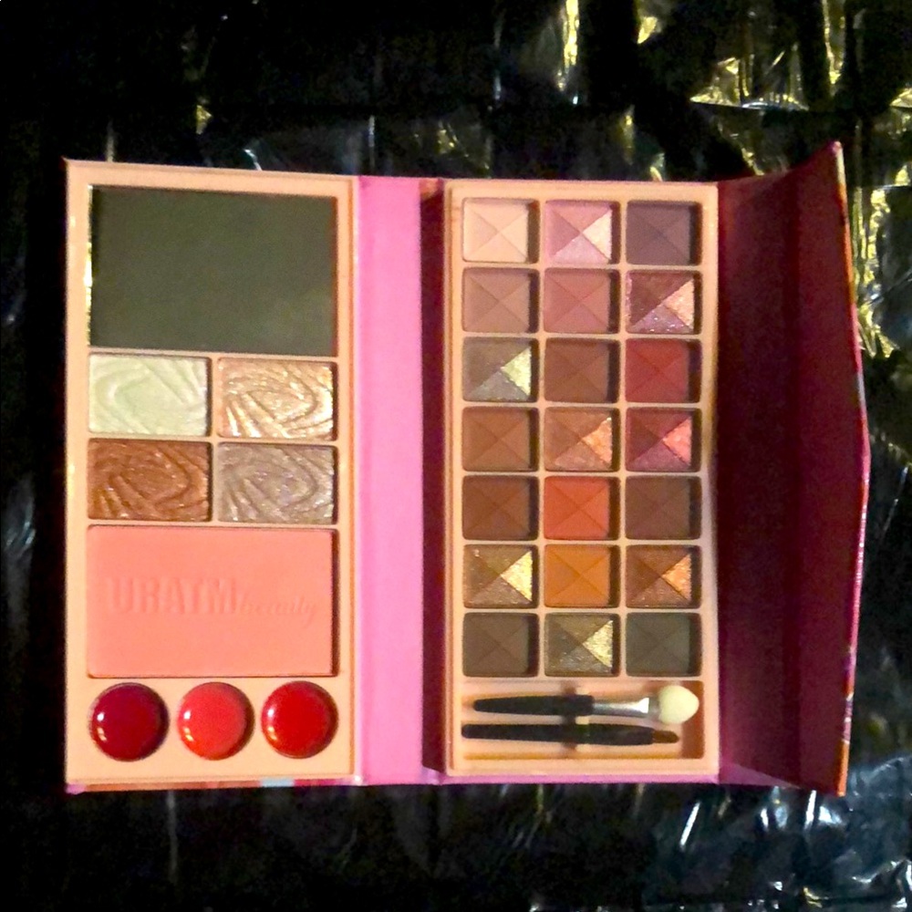 Pink compact makeup kit